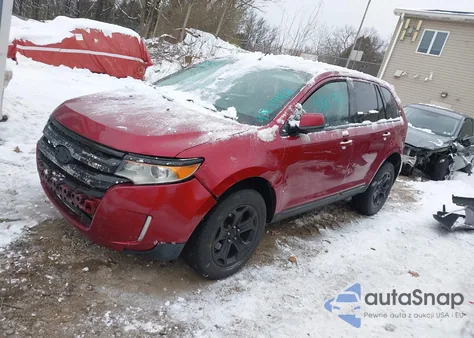 2014 Ford Edge Sel z USA, uszkodzony, nr VIN 2FMDK4JC5EBA49756